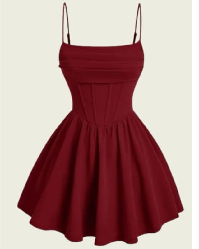 Vestido Burdeos