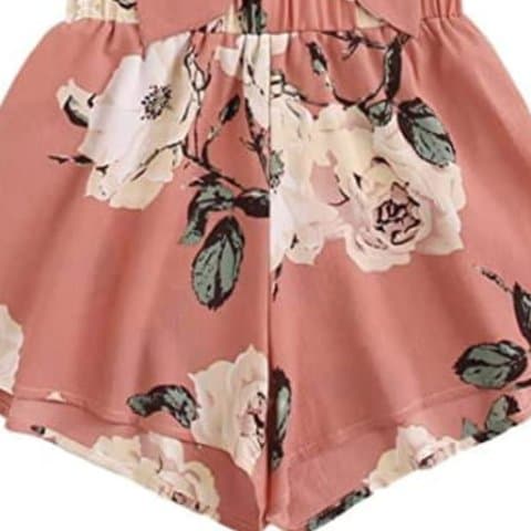 Short Rosa Floral
